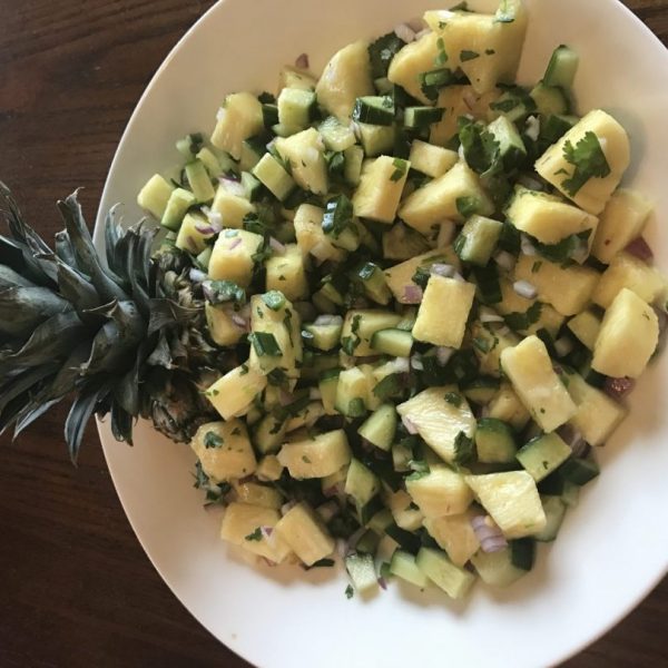 Pineapple Cucumber Salad