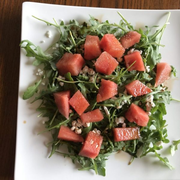 Arugula Watermelon Salad