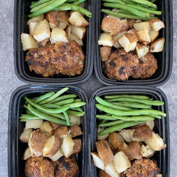 Meatloaf Sliders & Roasted Potatoes